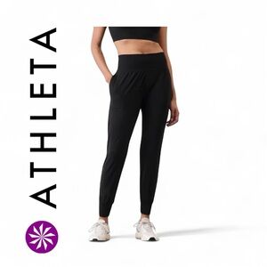 Athleta Black Salutation Jogger